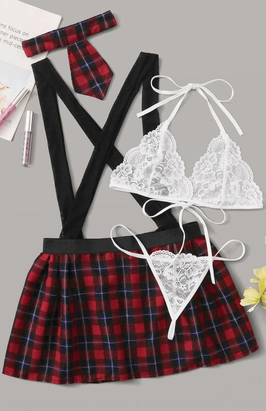 Ladies Sexy Babydoll Lace Nightgown