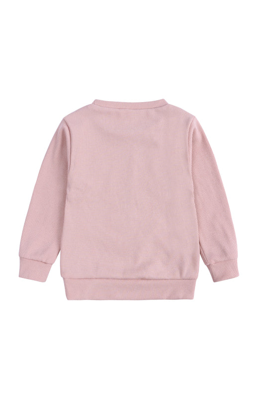 Children's Pit Strip Pullover Long Sleeve Pajama Sets