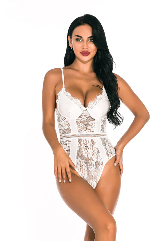 Ladies Sexy Babydoll Lace Nightgown