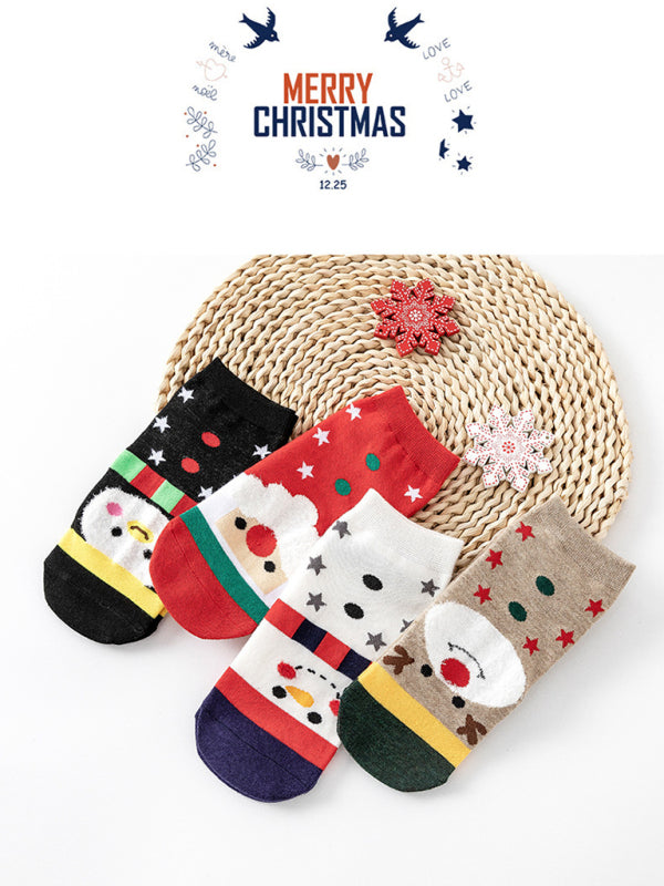Cotton 4-Pack Cutes Christmas Socks