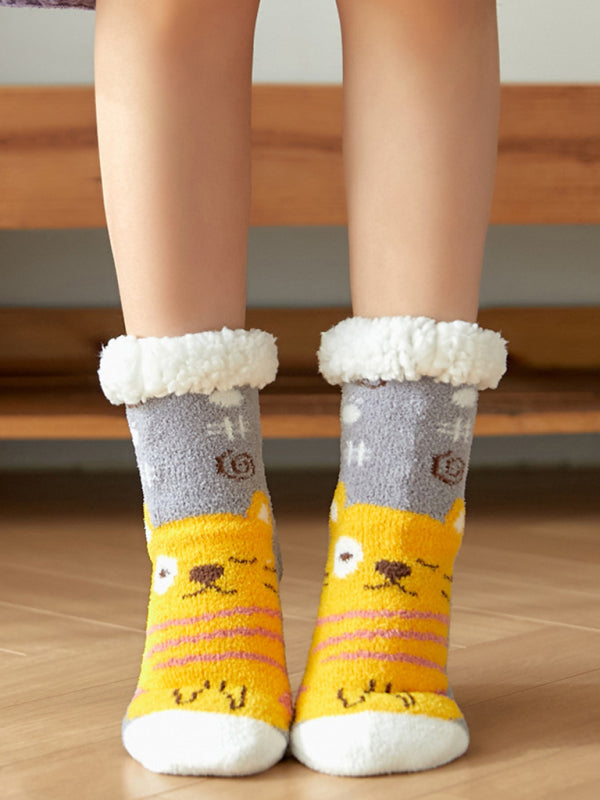 Christmas Floor Socks Home Sleep Slippers Socks