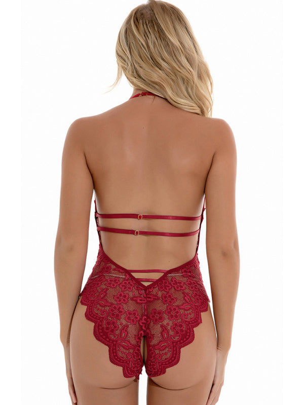 Ladies Sexy Babydoll Lace Nightgown