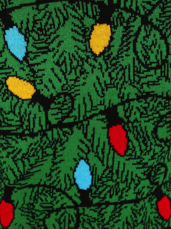 Women's Christmas Crew Neck Long Sleeve Sweater