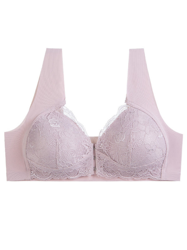 Temptation hot girl lace steel ring tube top slim sexy underwear