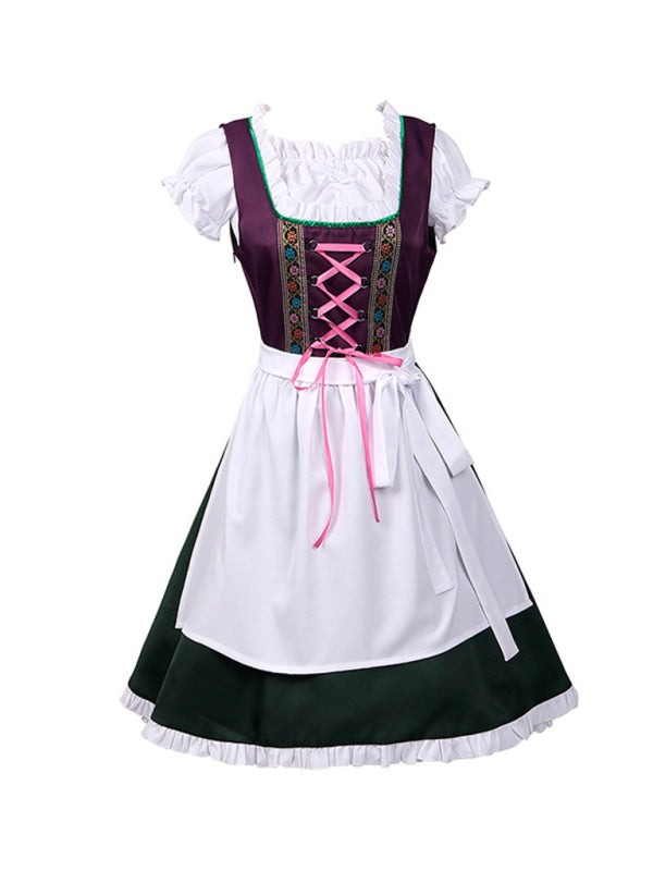 Halloween carnival costume German Oktoberfest costume Bavarian women's costume