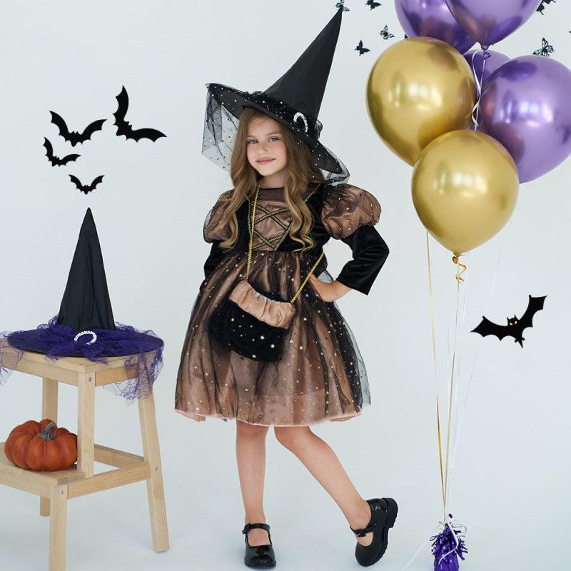 Halloween dressHalloween witch cosplay cosplay dress cartoon children's dress