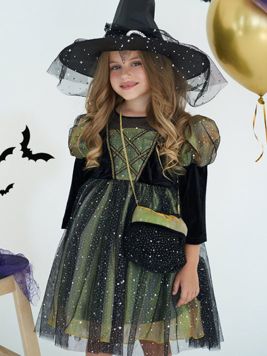 Halloween dressHalloween witch cosplay cosplay dress cartoon children's dress