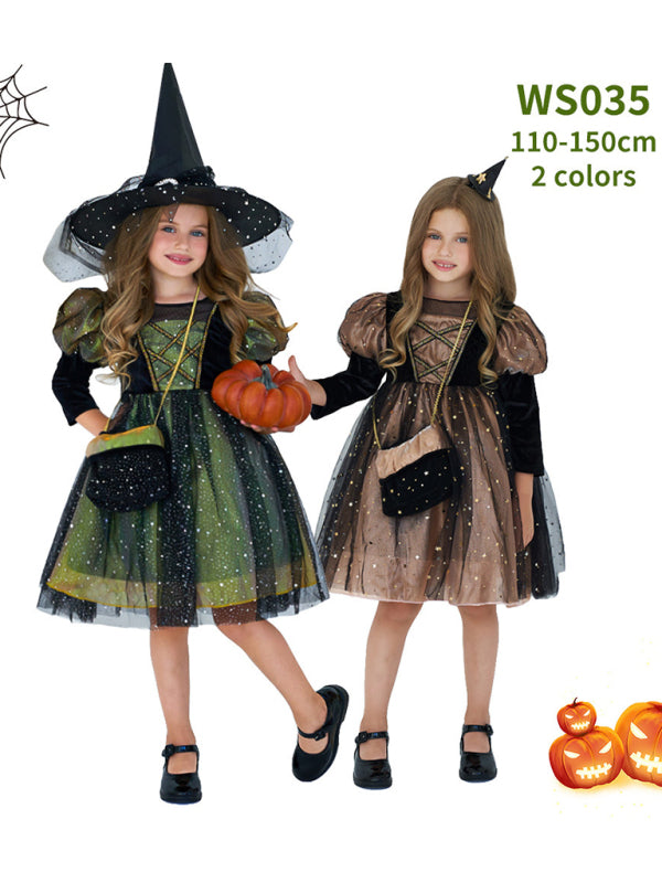 Halloween dressHalloween witch cosplay cosplay dress cartoon children's dress