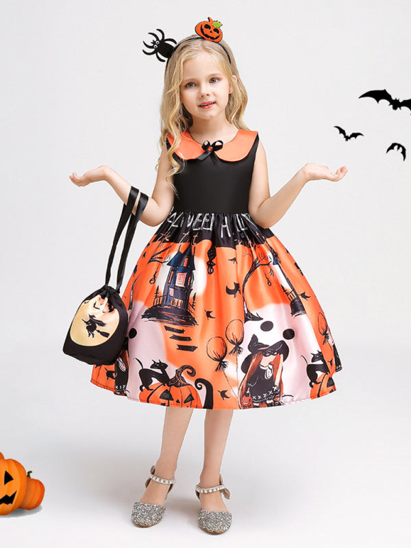 Halloween dressHalloween witch cosplay cosplay dress cartoon children's dress