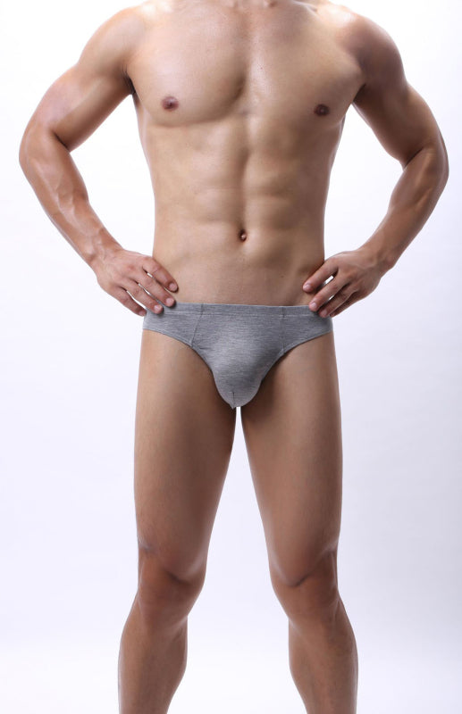 Men's Solid Color Basic Brief