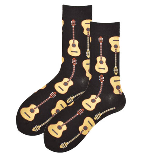 Men's Cartoon Jacquard Casual Socks