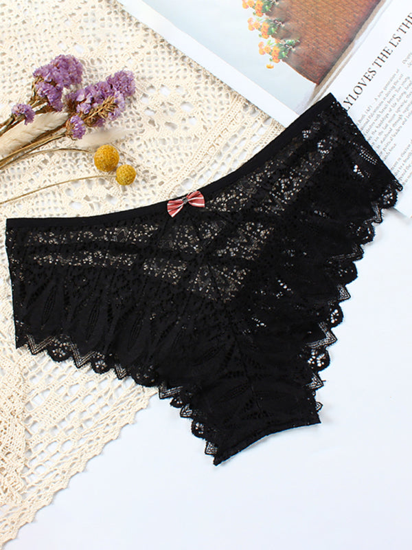 Women's Lace Cross Strap Comfortable Briefs