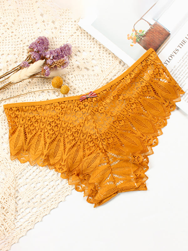 Women's Lace Cross Strap Comfortable Briefs