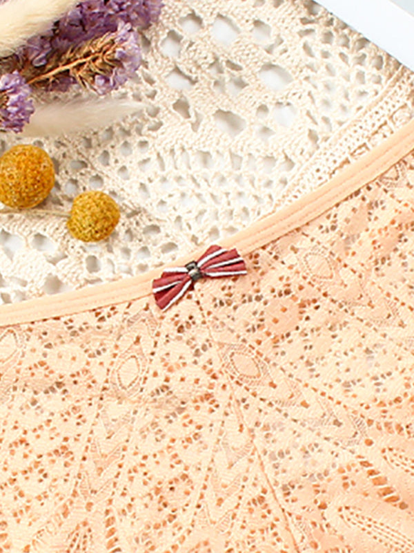 Women's Lace Cross Strap Comfortable Briefs