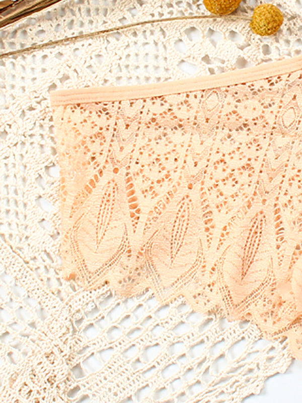 Women's Lace Cross Strap Comfortable Briefs