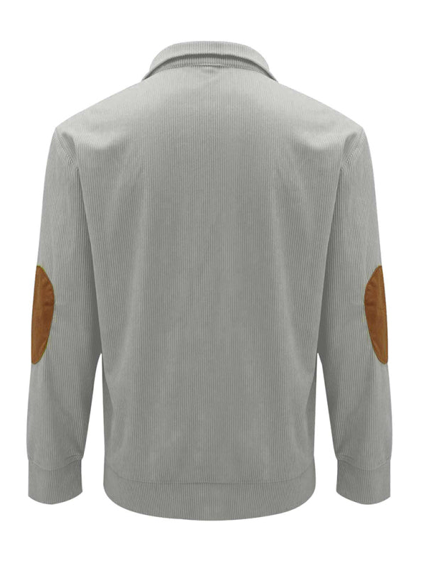 Men's Casual Outdoor Jacket Casual Stand Collar Long Sleeve Sweatshirt