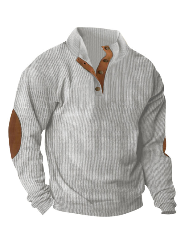 Men's Casual Outdoor Jacket Casual Stand Collar Long Sleeve Sweatshirt