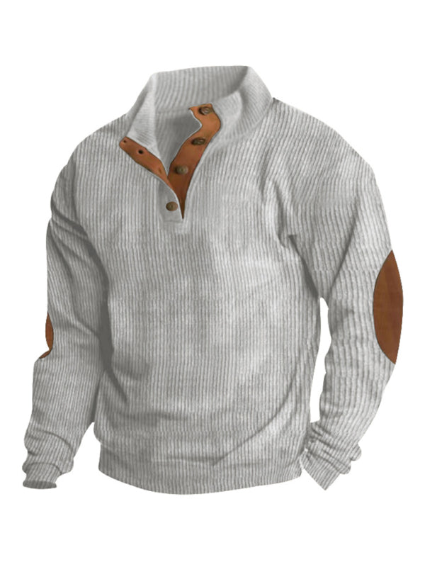 Men's Casual Outdoor Jacket Casual Stand Collar Long Sleeve Sweatshirt