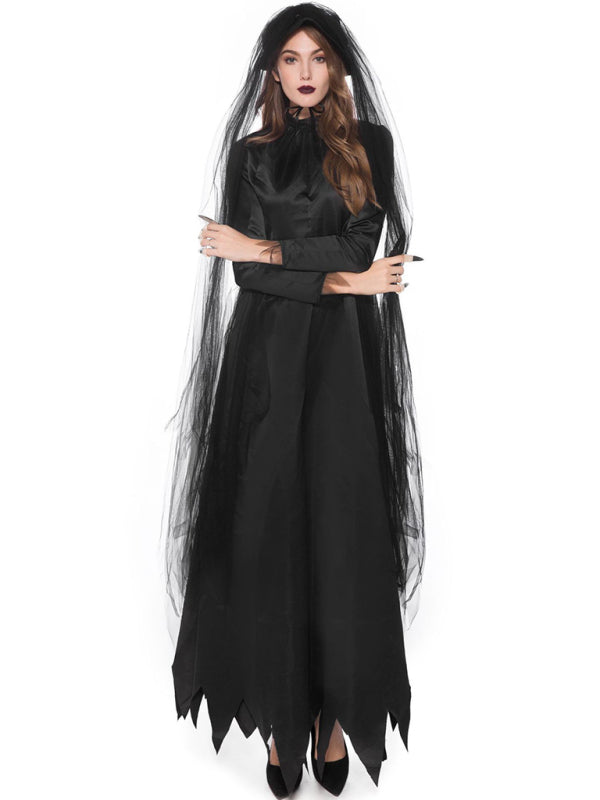vampire bride grim reaper women's halloween costume