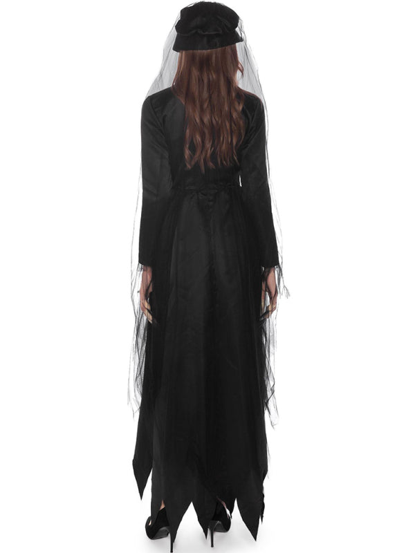 vampire bride grim reaper women's halloween costume