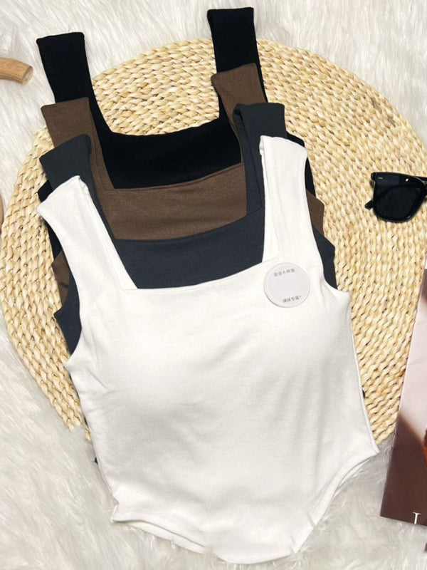 Women's Solid Color Corset Crop Top