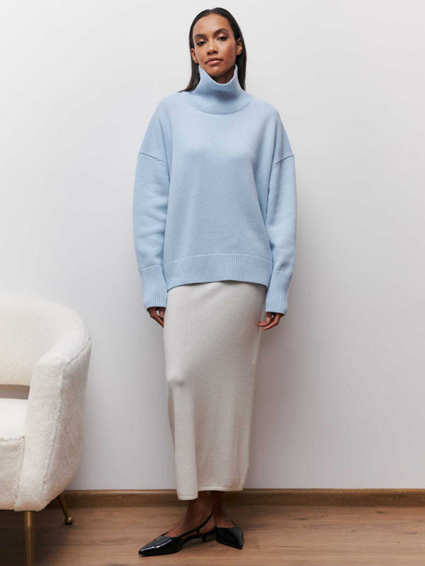 New loose half turtleneck autumn and winter sweater