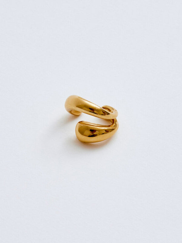 New double layer ear bone clip without piercing simple ear clip
