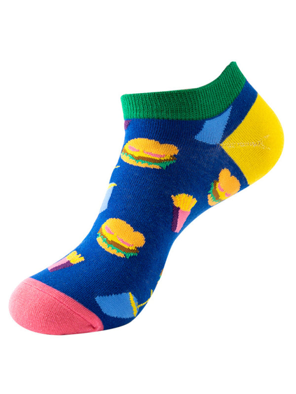 New trendy and interesting pattern breathable socks