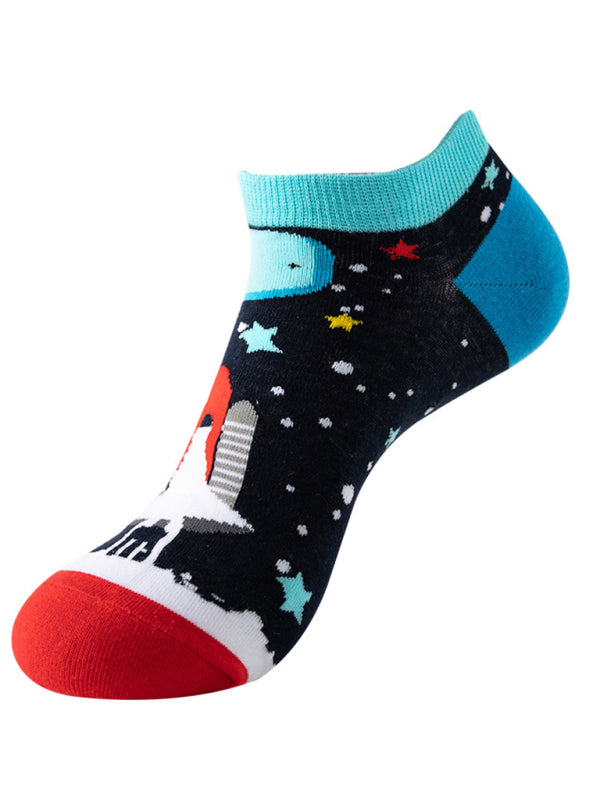New trendy and interesting pattern breathable socks