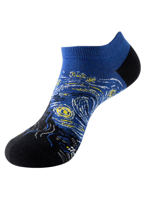 New trendy and interesting pattern breathable socks