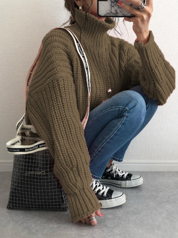 women's casual loose pullover sweater