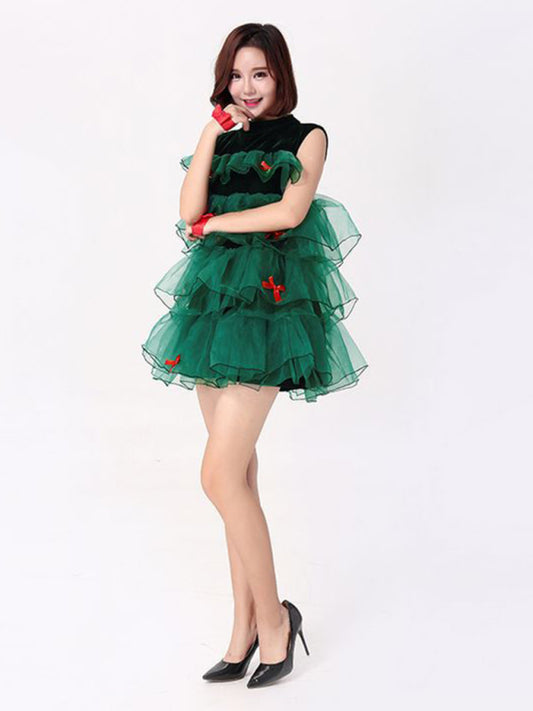 Christmas clothing COS women's Christmas skirt Christmas tree