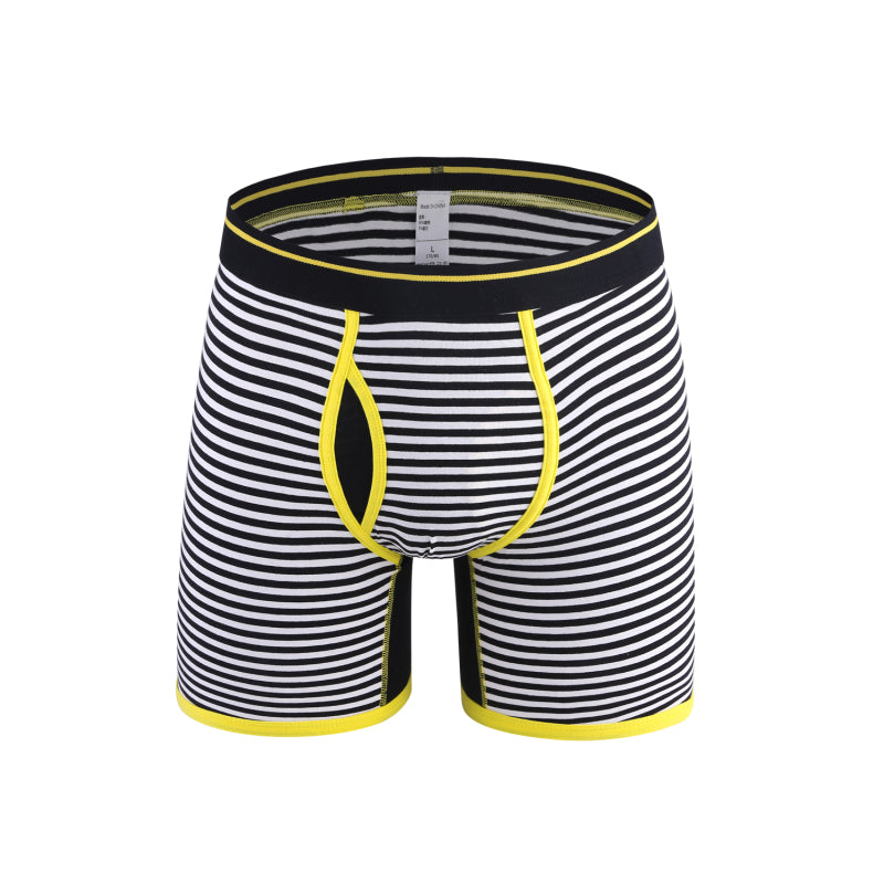 Men's Striped Comfort Breathable Boxer Briefs